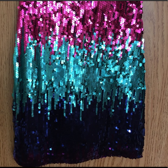 As U Wish Sequins Bling Party Dress XS Worn Once - Picture 3 of 8